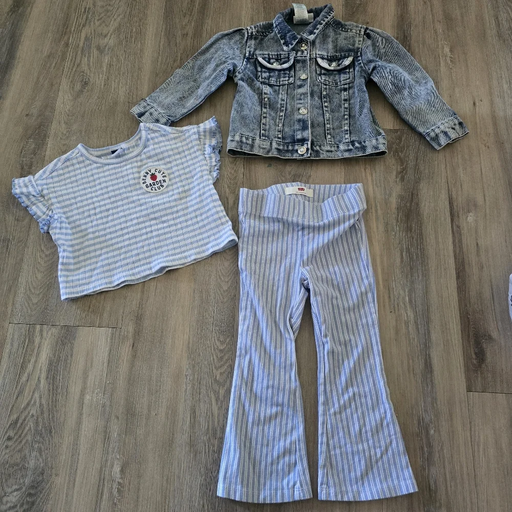 Girls clothes bundle 18-2T colorful adorable bundle